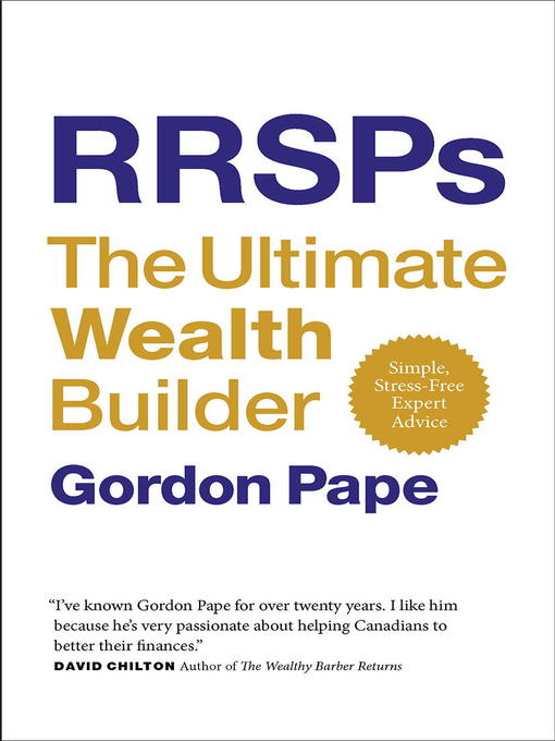 Title details for RRSPs by Gordon Pape - Available